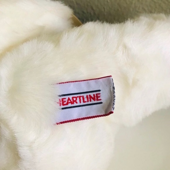 NWT Vintage Heartline Professor Le blanc Teddy Bear Plush Toy Stuffed Animal - Picture 5 of 5